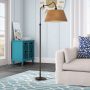 Theodora Swing Arm Floor Lamp