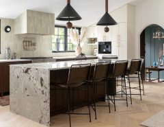 What kitchen arrangement is most popular in modern design