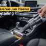cordless vacuum cleaner for car interior detailing seats and floor mats