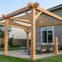 Backyard shade structure damaged by Phoenix desert heat