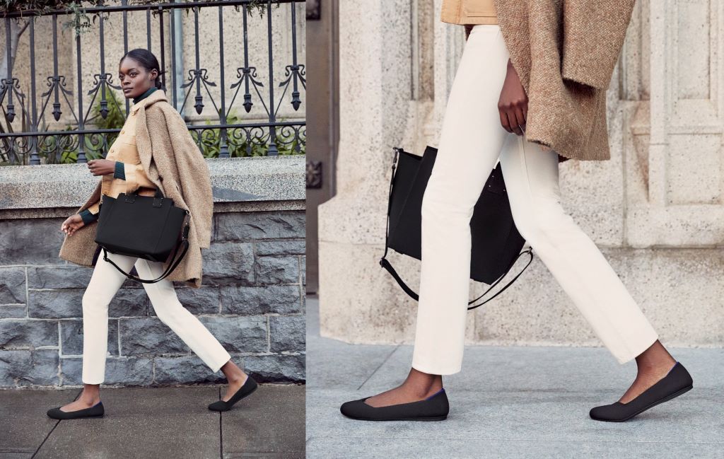 Comfortable women's work flats designed for all-day office wear.