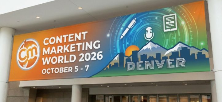Content Marketing World 2026 Denver event banner October 5 to 7