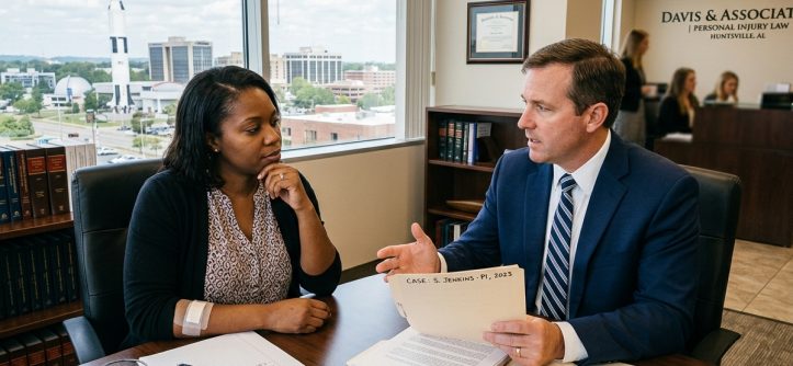 Injured in Huntsville, AL? Speaking with a personal injury lawyer early helps preserve vital evidence, protect your rights, and maximize your compensation.