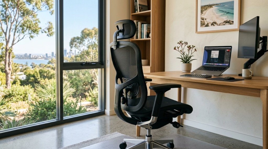 Professional adjusting height of ergonomic chair for back support